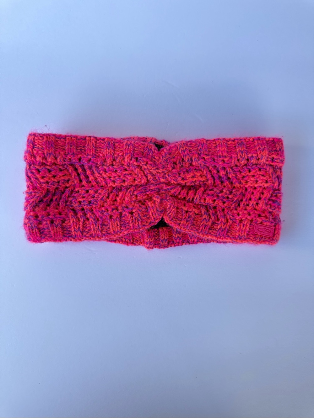 Champion Pink and Black Knit Ear Warmer Headband
